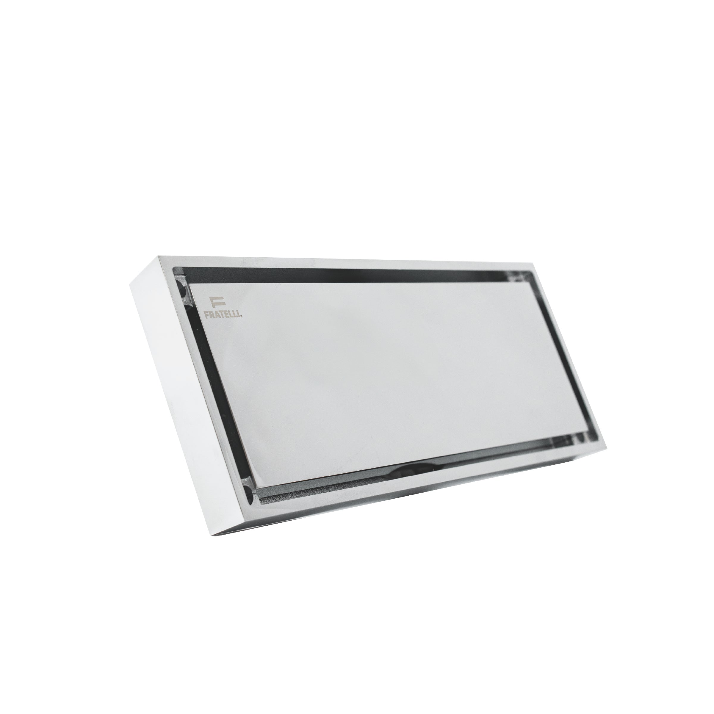 Sumidero Reversible De Bronce Cromado 8"- Fratelli Premium